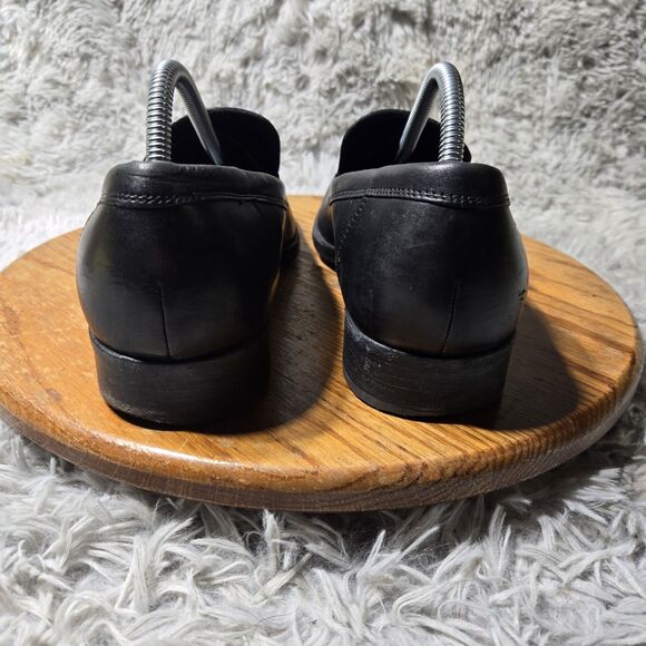 Ecco Vitrus III Men Size 7-7.5/41 Loafer Retro Black Formal Leather Comfort Shoe - Picture 5 of 11